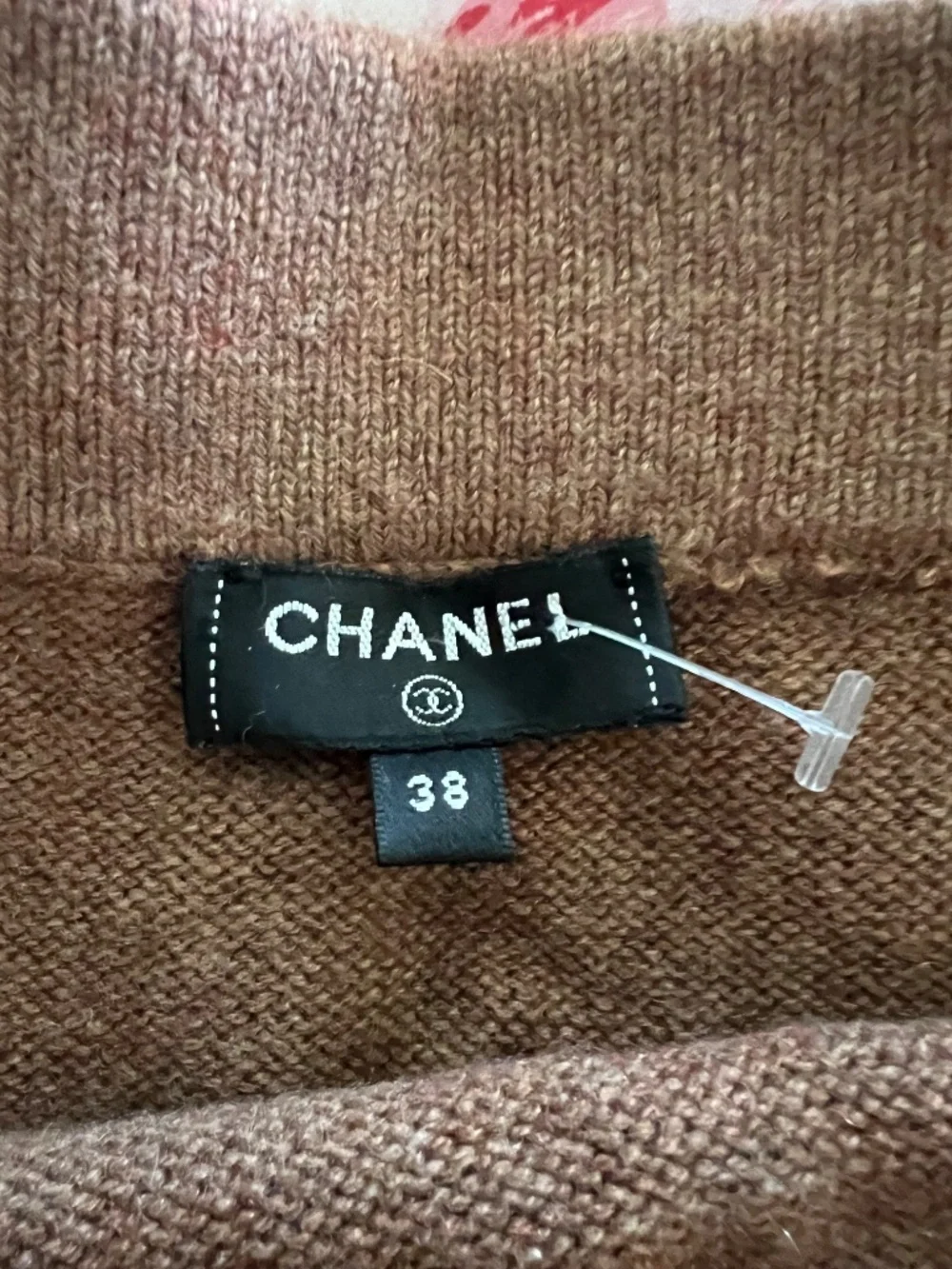 Chanel Cashmere Midi Skirt Sz 38